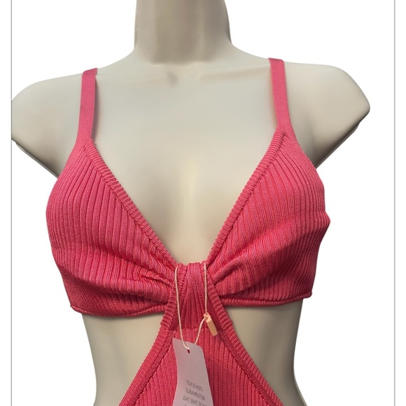 NWT cult gaia Revolve Serita Cut-Out MIDI Cocktail Bodycon Dress In Blossom Sz S - Picture 7 of 16